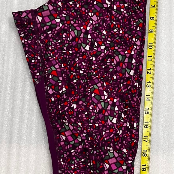 Lululemon Crop Leggings Pink Purple - Picture 9 of 9
